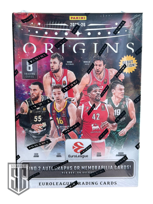 Panini Origins Euroleague Basketball Debut Edition Hobby Box 2025/26