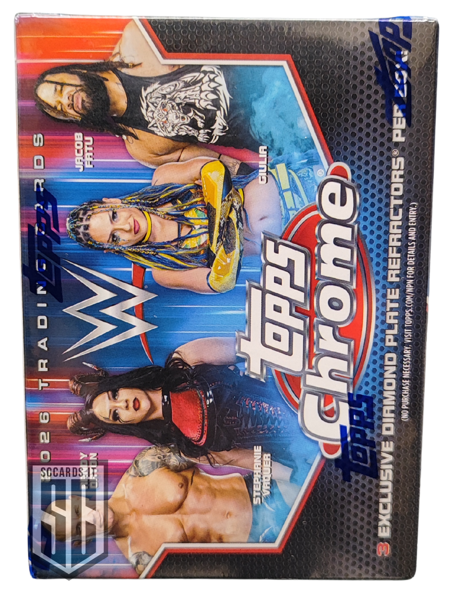 Topps Chrome WWE Blaster Box 2026