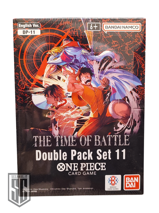 One Piece DP-11 The Time Of Battle Double Pack Set 11 Bandai ENG Sealed (8 Box)