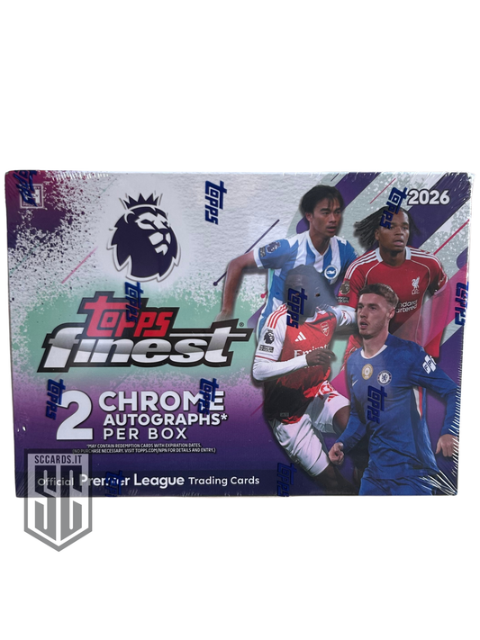 Topps Finest EPL Premier League Hobby Box 2026
