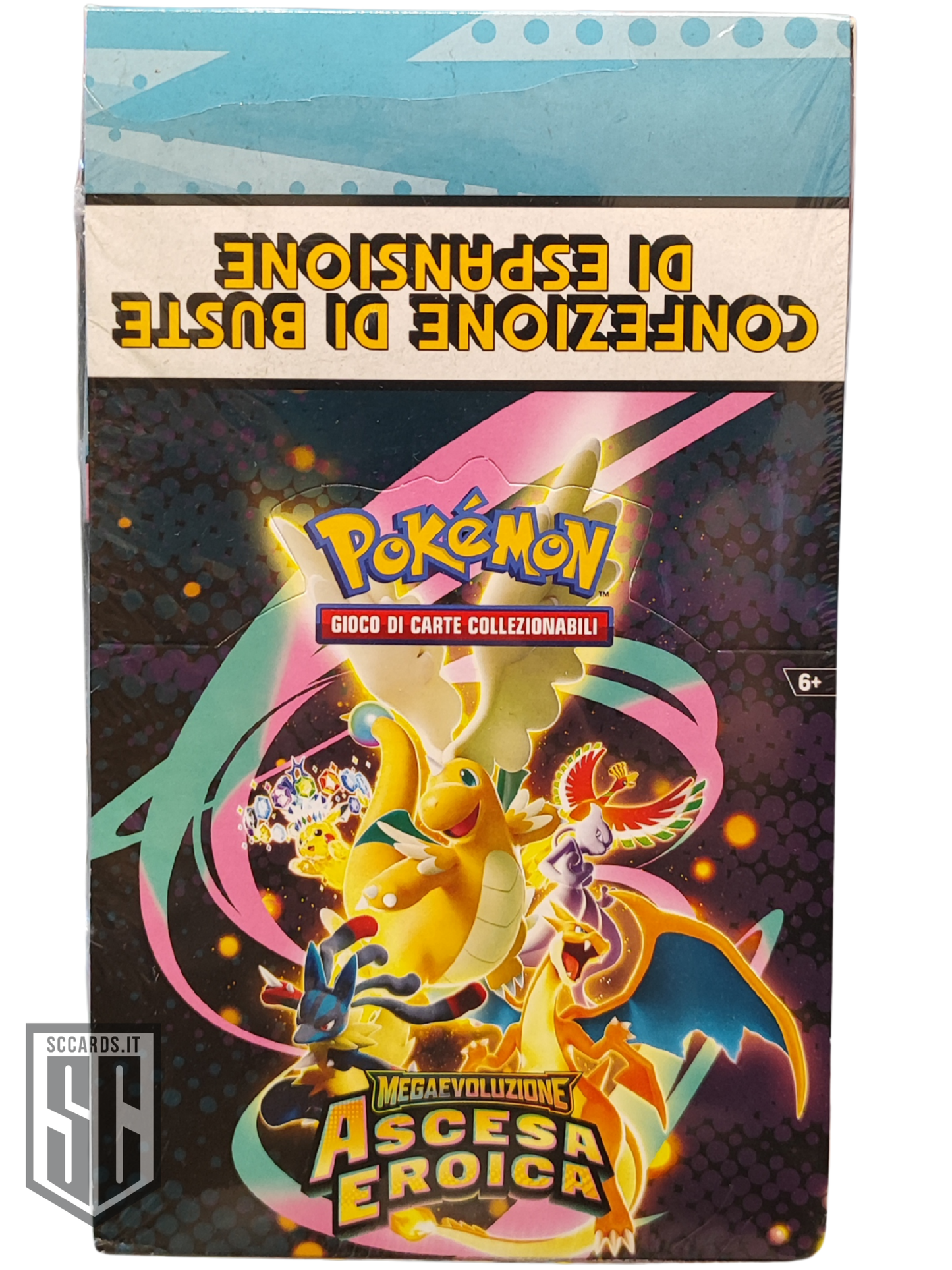 Pokemon Megaevoluzione Ascesa Eroica Collezione 6 Buste Di Espansione Box (ITA) Sealed Display X10
