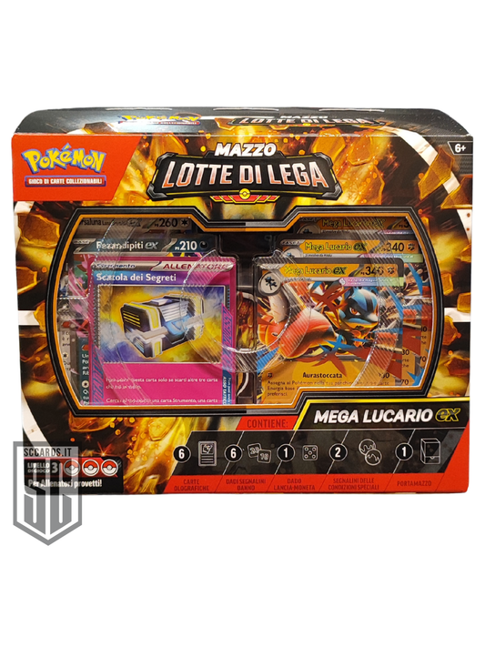 Pokemon Mazzo Lotte Di Lega Lucario EX Box (ITA)