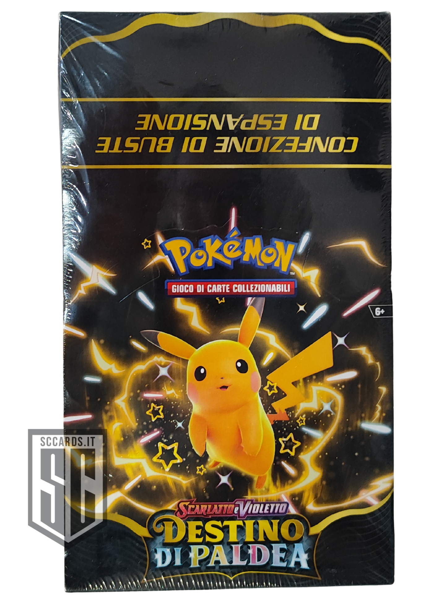 Pokemon Scarlatto e Violetto Destino Di Paldea Collezione 6 Buste Di Espansione Box (ITA) Sealed Display X10