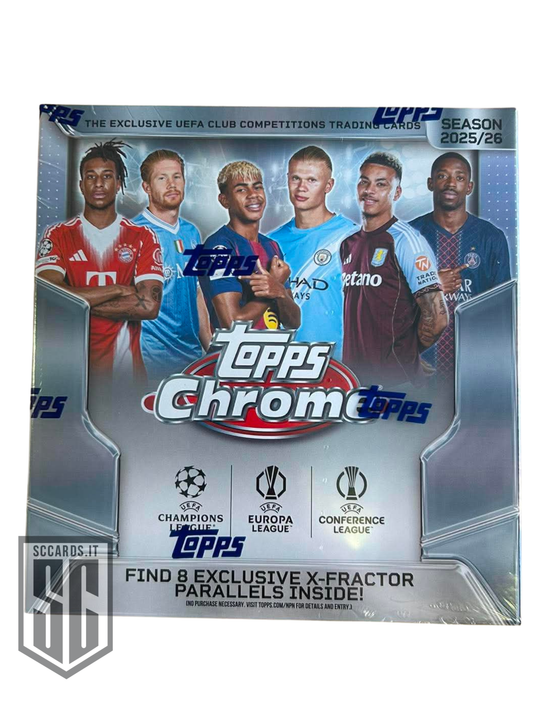 Topps Chrome UCC Mega Box 2025/26