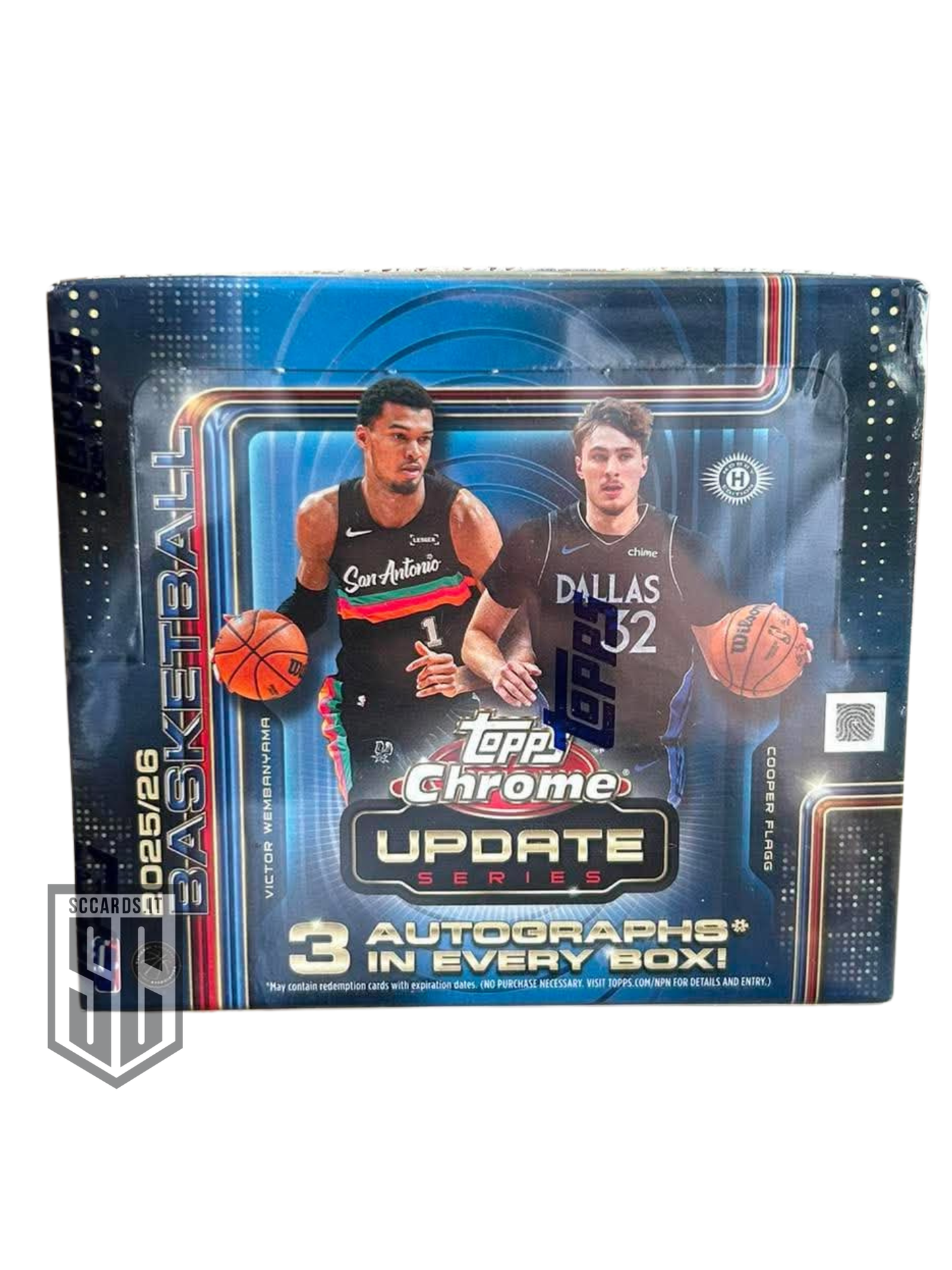 Topps Chrome Updates Nba Basketball Jumbo Box 2025/26