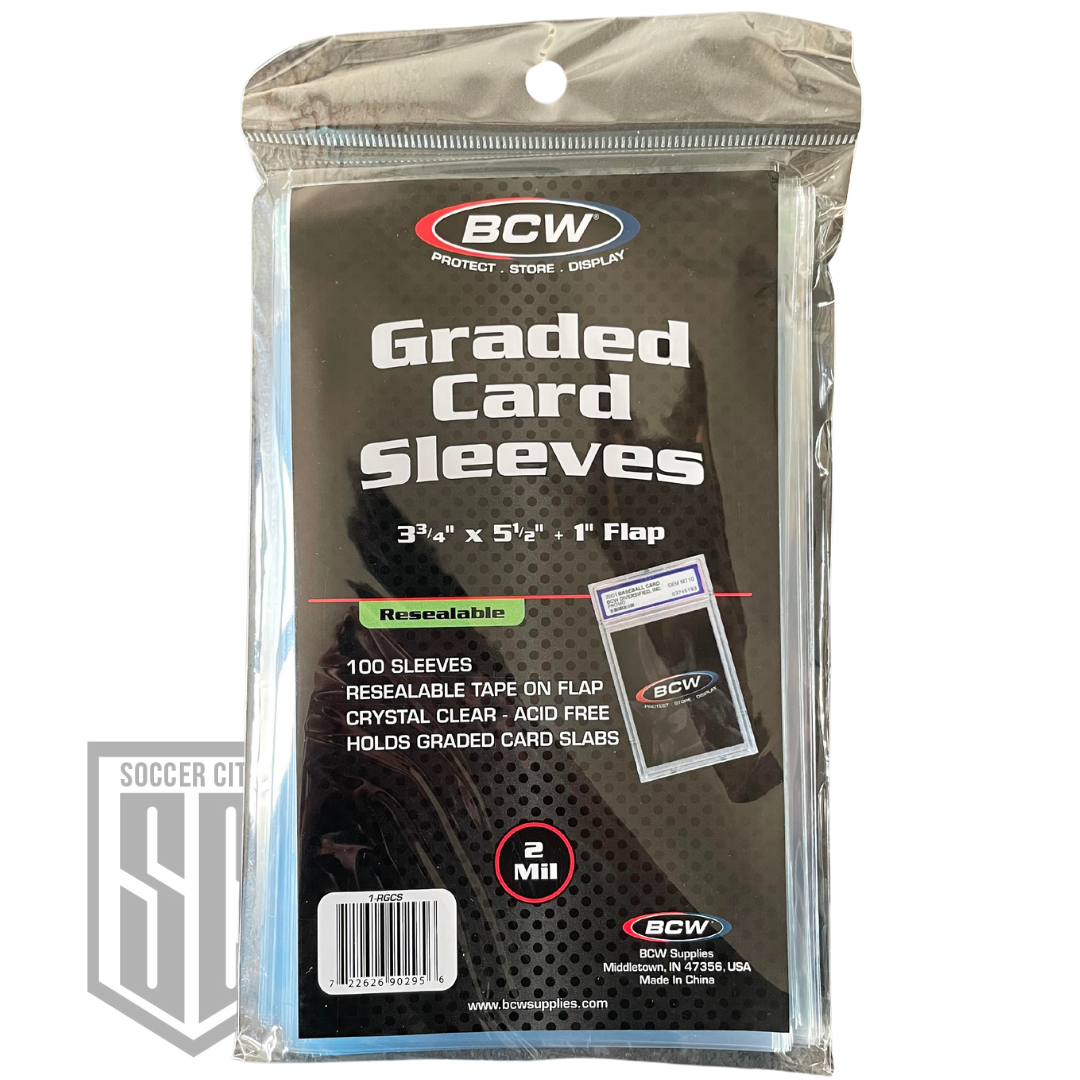 Bcw Grade Card Sleeves BCW Graded Card Sleeves 3 3/4" X 5 1/2" Resealable, Protect Your Cards Psa Slab Sleeve Bcw Grade Card Sleeves BCW Graded Card Sleeves 3 3/4" X 5 1/2" Resealable, Protect Your Cards Psa Slab Sleeve