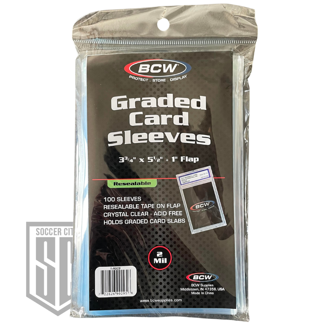 Bcw Graded Card Sleeves(100xPack)