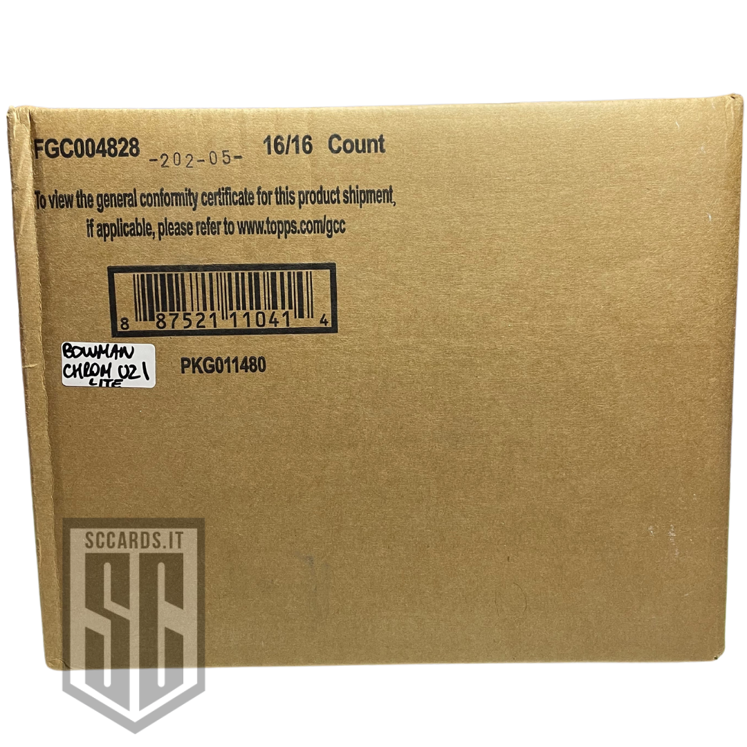 Topps Bowman Chrome Road to Euro U21 Hobby Box Lite 2023-SEALED CASE-(16 Box)