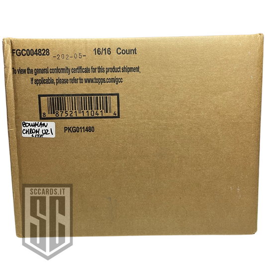 Topps Bowman Chrome Road to Euro U21 Hobby Box Lite 2023-SEALED CASE-(16 Box)