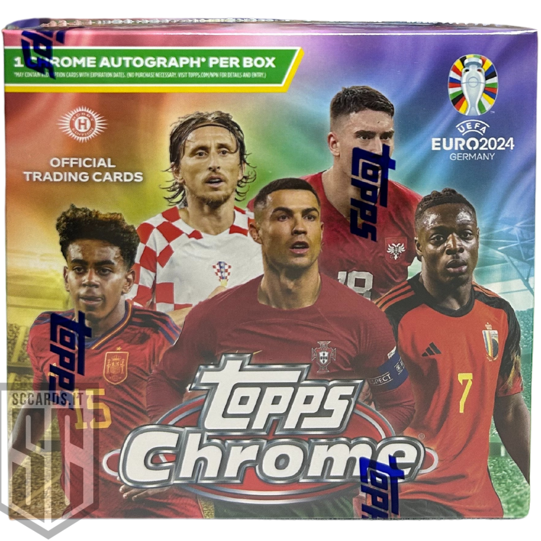 Topps Chrome Euro 2024 Hobby Box 2024