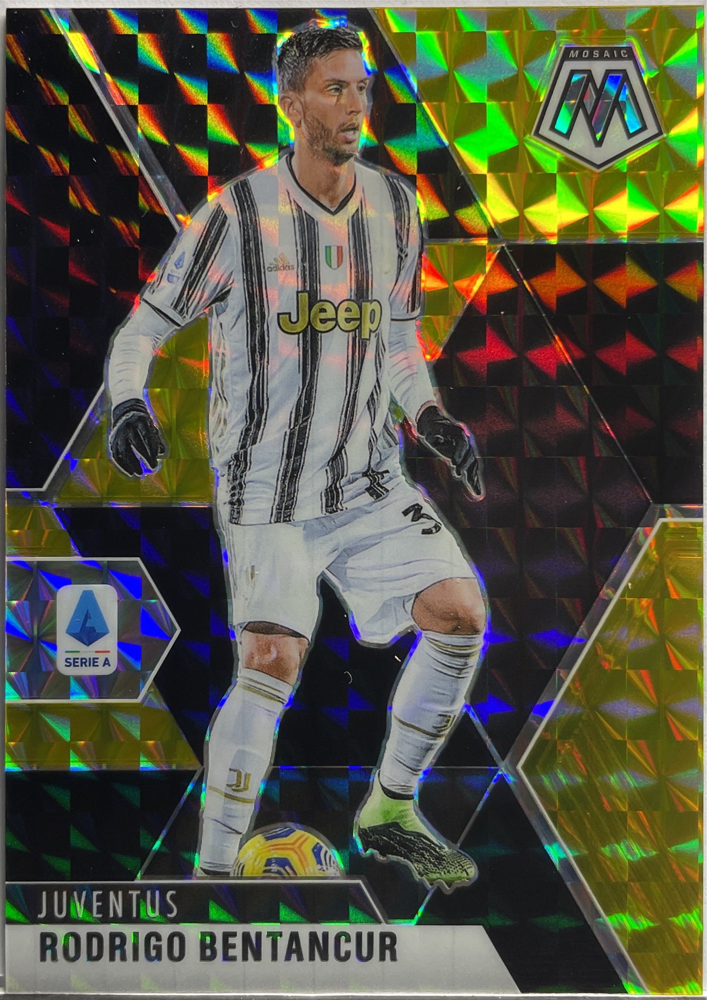 Rodrigo Bentancur 4/8 Gold/Black T-mall Mosaic 2020/21