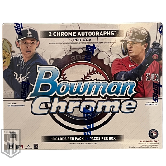 Topps Chrome Bowman Baseball Hobby Box 2025