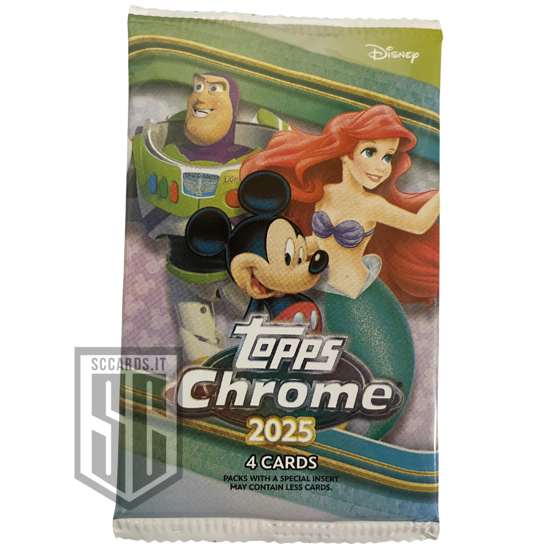 Topps Chrome Disney Mega Box Pack 2025