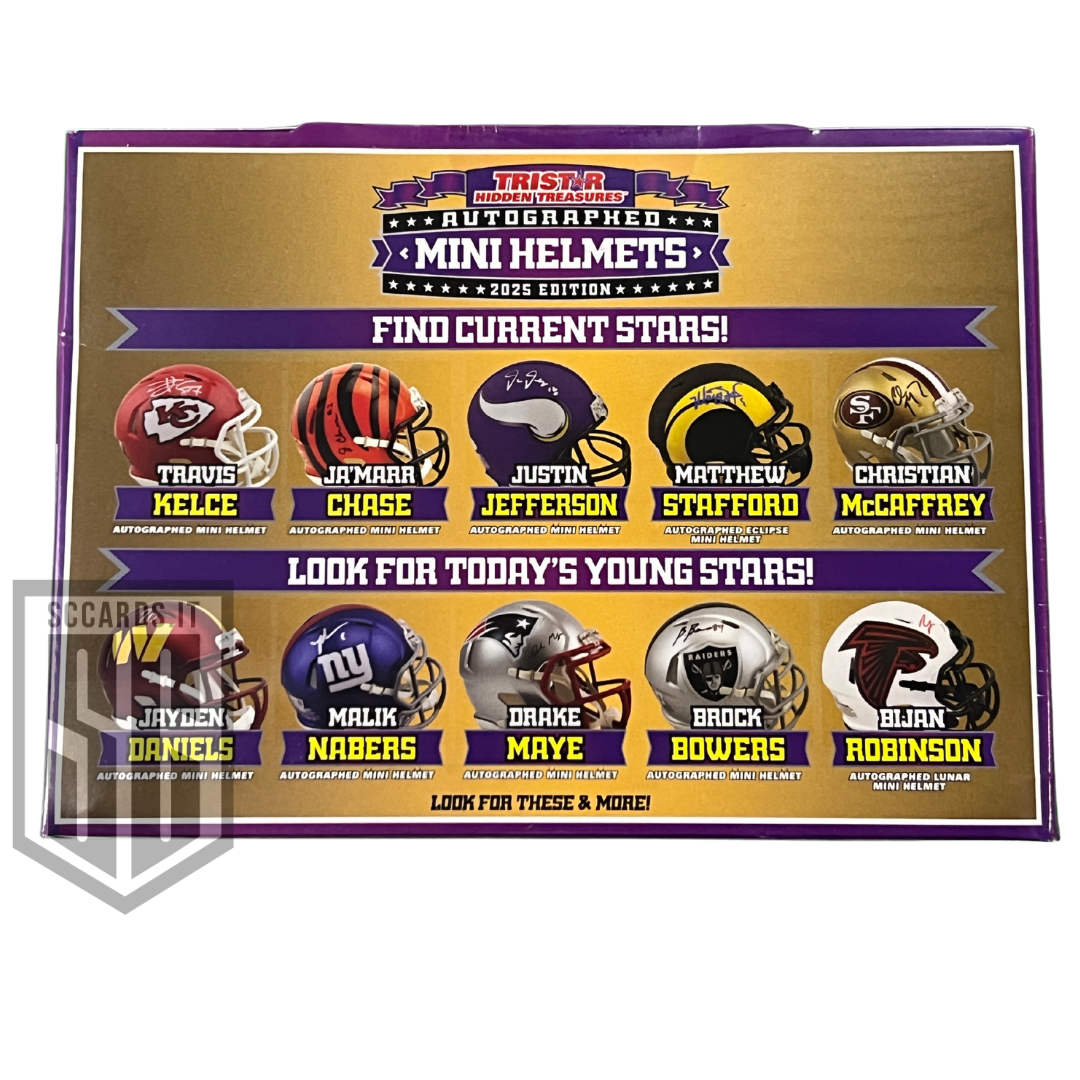 Tristar Autographed Mini Helmets Box 2025
