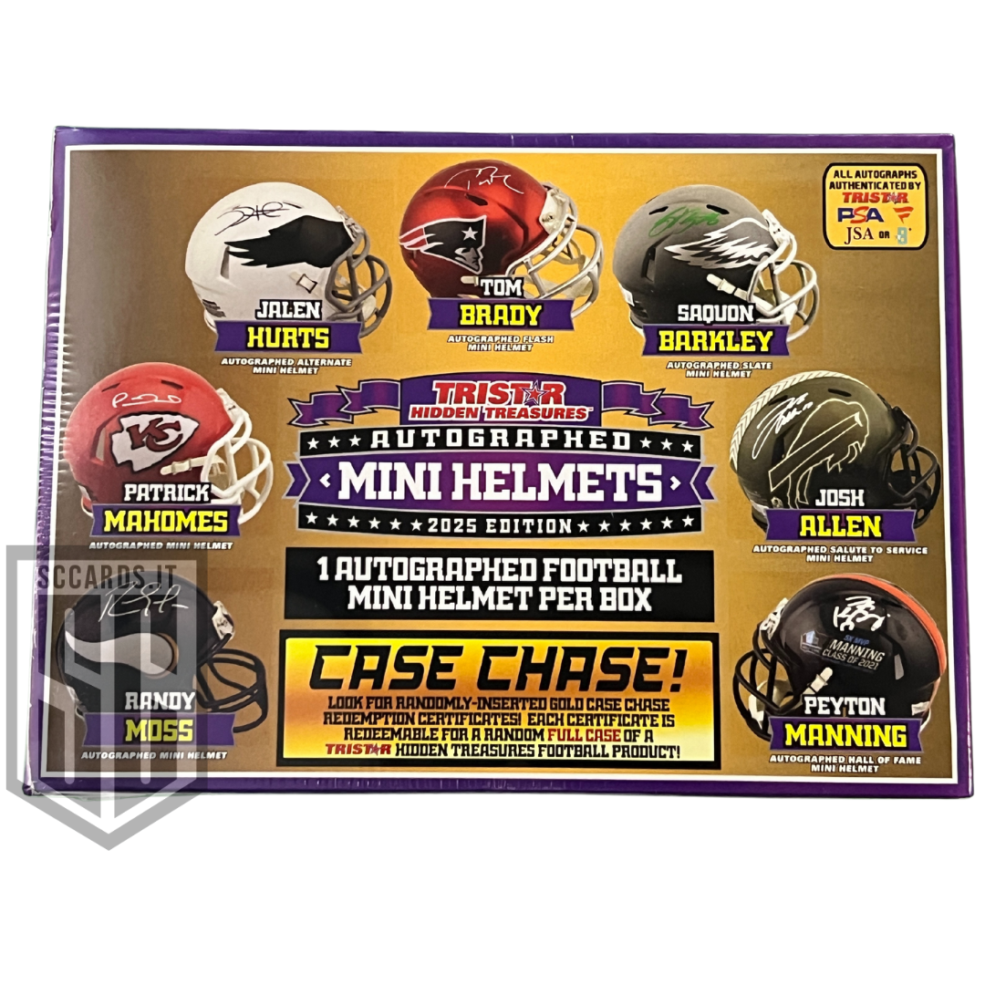 Tristar Autographed Mini Helmets Box 2025