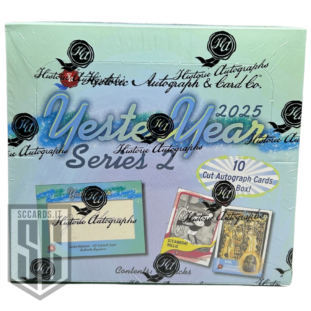 Yestyear Historic Autographs Series 2 Hobby Box 2025