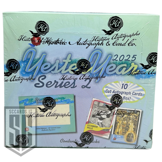 Yestyear Historic Autographs Series 2 Hobby Box 2025
