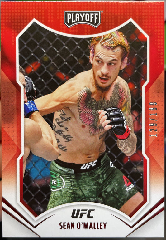 Sean O’ Malley 129/199 Playoff Red UFC Chronicles