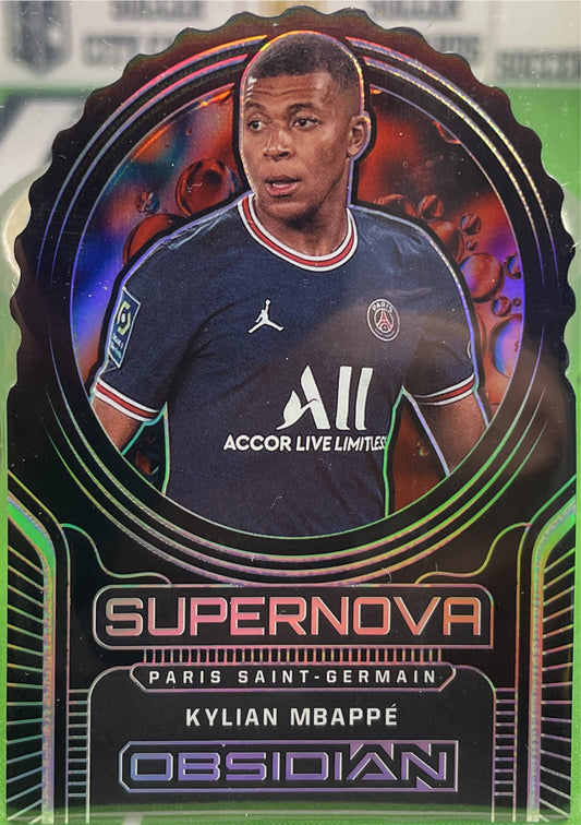 Kylian Mbappé 96/99 Obsidian Supernova 2021/22