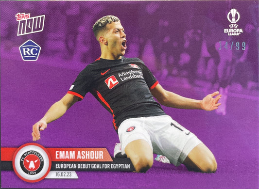 Emam Ashour 34/99 Rookie Topps Now 2023